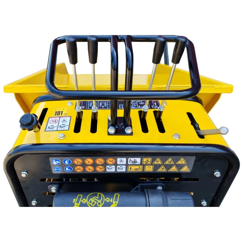 Roaba cu motor termic STAGER RMT500SI 5160009745, 4 timpi, putere motor 9 CP, 6.6 kW, cu incarcator frontal, capacitate incarcare 500 kg, cu senile