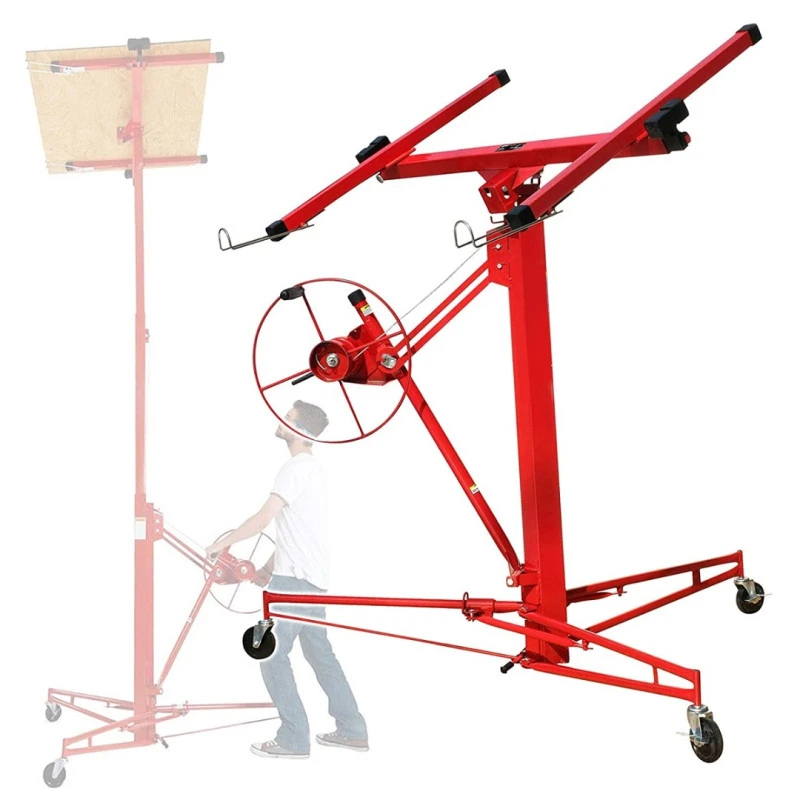 Dispozitiv pentru ridicat, (macara) placi rigips carton, OSB, MDF, PAL, inaltime de ridicare 4.57m Breckner Germany