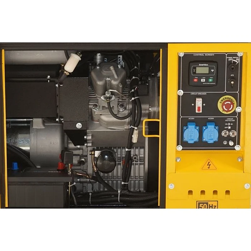 Generator insonorizat STAGER YDE15000T 11580015000T, diesel, monofazat, 12 kVA, 48 A, 3000 rpm