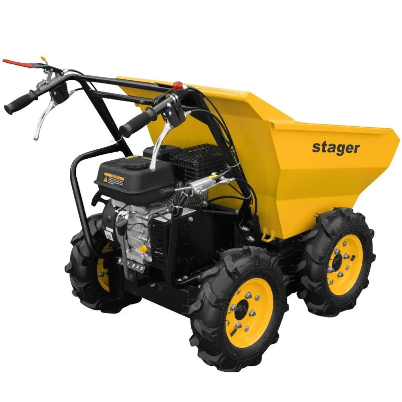 Roaba cu motor termic STAGER RMT300 5160009615, 6.5 CP, 300 kg, 4 roti