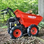 Transportor cu roti HECHT 2636, motor pe benzina, putere 6.5 CP, capacitate cilindrica 196 CC, capacitate incarcare 300 kg