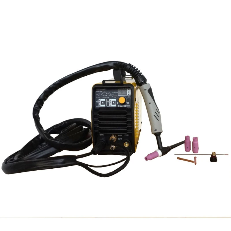 Invertor de sudura ProWELD TIG-250WP 4551TIG250WP, TIG, MMA, functie puls, profesional