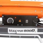 Tun de aer cald RURIS VULCANO 8000, cu ardere indirecta, 20 kW, debit aer 600 mc/h, 68240 BTU, 3 trepte de incalzire, rezervor 24 litri