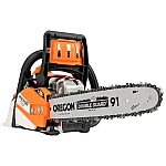 Drujba pe benzina RURIS RM350, motor Khumma, 2 timpi, 2 CP, 35 CC, lungime lama 35 cm, aprindere electronica, carburator Walbro