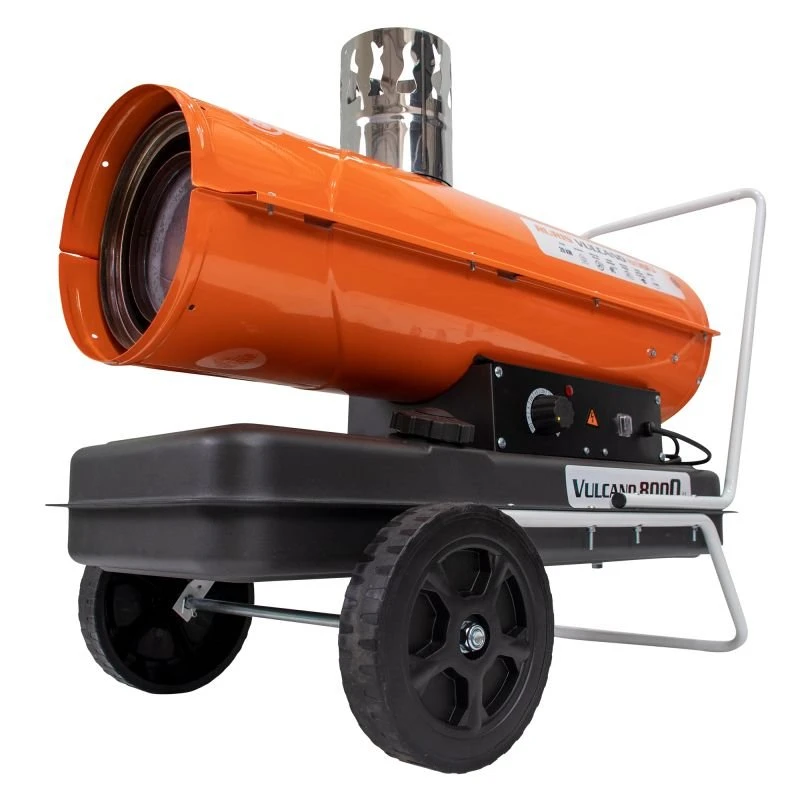 Tun de aer cald RURIS VULCANO 8000, cu ardere indirecta, 20 kW, debit aer 600 mc/h, 68240 BTU, 3 trepte de incalzire, rezervor 24 litri