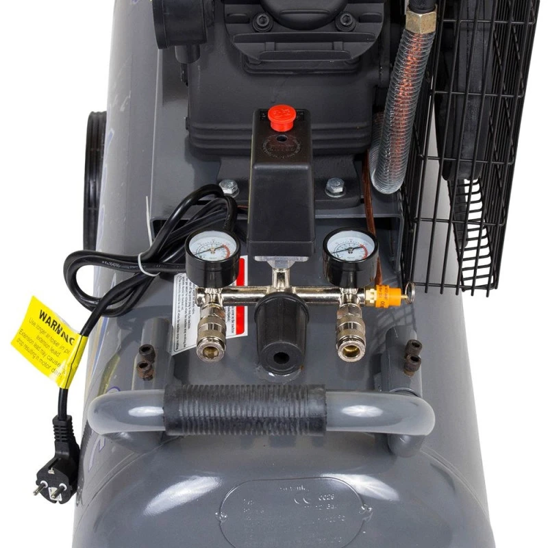Compresor aer STAGER HMV0.25/100 4530100258, 100 L, 8 bar, 324 L/min, monofazat, angrenare curea