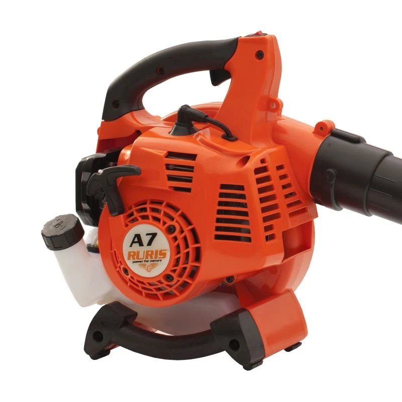 Suflanta/aspirator frunze RURIS A7, motor benzina TEZ, 2 timpi, 26 CC, 1 CP, absorbtie si suflare, aprindere electronica