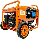 Generator de curent RURIS R-Power GE7000, motor General Engine, benzina, 420 CC, 4T, 13 CP, putere maxima 6500 W, cadru, roti deplasare