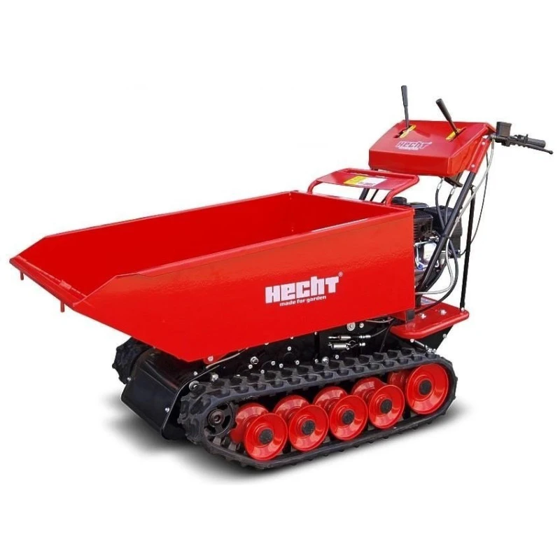 Transportor cu senile HECHT 2950, motor pe benzina, putere 9 CP, capacitate cilindrica 270 CC, capacitate incarcare 500 kg