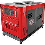 Generator curent Rotakt RODE-12000Q putere 9.0kW 230V diesel pornire electrica AVR roti transport