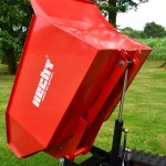 Transportor cu senile HECHT 2950, motor pe benzina, putere 9 CP, capacitate cilindrica 270 CC, capacitate incarcare 500 kg