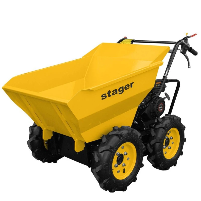 Roaba cu motor termic STAGER RMT300 5160009615, 6.5 CP, 300 kg, 4 roti