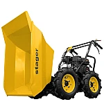 Roaba cu motor termic STAGER RMT300 5160009615, 6.5 CP, 300 kg, 4 roti