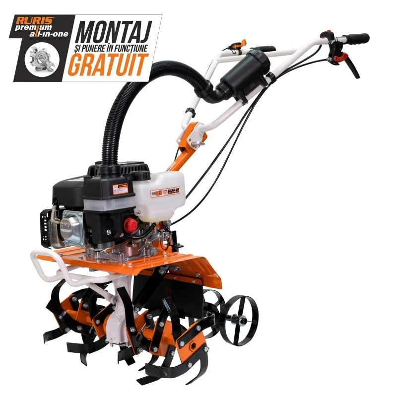 Motosapa pe benzina RURIS 5600R, motor 4T, 4 CP, 174 cc, latime de lucru 550 mm, adancime lucru 100 mm