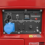 Generator curent Rotakt RODE-9500Q putere 6.6kW 230V diesel pornire electrica AVR roti transport