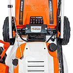 Masina de tuns iarba, pe benzina, RURIS RX500S, 5.7 CP, 196 CC, latime de lucru 53 cm, inaltime taiere 25-75 mm, sac colector 65 litri