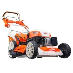 Masina de tuns iarba, pe benzina, RURIS RX400S, 5.7 CP, 196 CC, latime de lucru 51 cm, inaltime taiere 25-75 mm, sac colector 65 litri