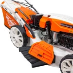 Masina de tuns iarba, pe benzina, RURIS RX500S, 5.7 CP, 196 CC, latime de lucru 53 cm, inaltime taiere 25-75 mm, sac colector 65 litri