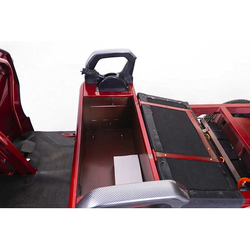 Tricicleta electrica Gulliver autonomie 90 km viteza 25 km/h bena basculabila obloane rabatabile putere 2000W acumulatori 72V/58Ah, reductor pentru greu si usor mecanic