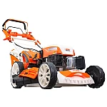 Masina de tuns iarba, pe benzina, RURIS RX441S, 5.7 CP, 196 CC, latime de lucru 51 cm, inaltime taiere 25-75 mm, sac colector 65 litri