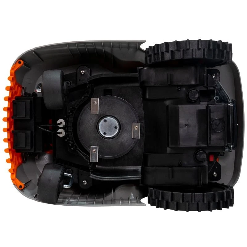 Robot de tuns gazon RURIS RXR1550 1550RXR2023, latime de lucru 180 mm, suprafata de lucru 1500 mp, acumulator Li-Ion, 20V, 5Ah