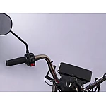 Tricicleta electrica Gulliver autonomie 90 km viteza 25 km/h bena basculabila obloane rabatabile putere 2000W acumulatori 72V/58Ah, reductor pentru greu si usor mecanic
