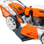 Masina de tuns iarba, pe benzina, RURIS RX400S, 5.7 CP, 196 CC, latime de lucru 51 cm, inaltime taiere 25-75 mm, sac colector 65 litri