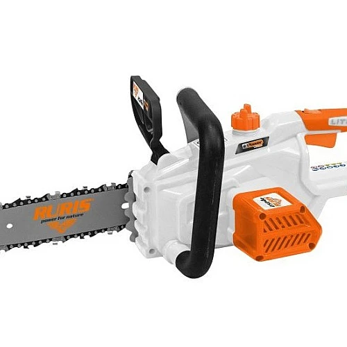 Drujba electrica pe acumulator RURIS 2524e, 20V, sina 25 cm, lant 3/8 inch, 1.3 mm, fara acumulator, fara incarcator