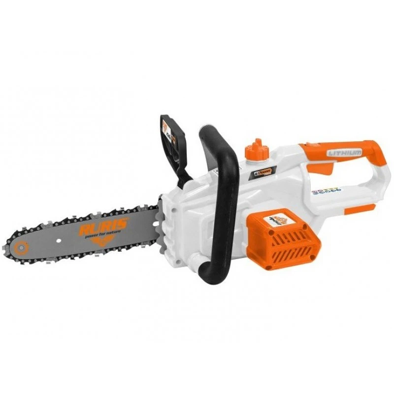 Drujba electrica pe acumulator RURIS 2524e, 20V, sina 25 cm, lant 3/8 inch, 1.3 mm, fara acumulator, fara incarcator Drujba electrica pe acumulator RURIS 2524e, 20V, sina 25 cm, lant 3/8 inch, 1.3 mm, fara acumulator, fara incarcator