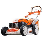 Masina de tuns iarba, pe benzina, RURIS RX400S, 5.7 CP, 196 CC, latime de lucru 51 cm, inaltime taiere 25-75 mm, sac colector 65 litri