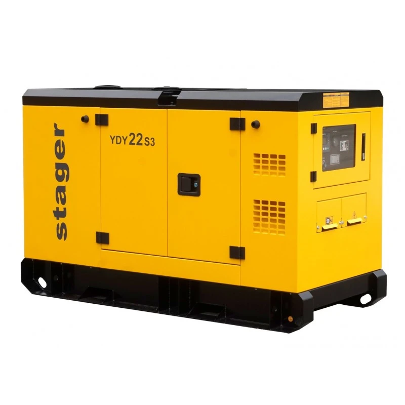 Stager YDY22S3 Generator insonorizat 22kVA, 29A, 1500rpm, trifazat, diesel