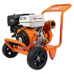 Motopompa pentru irigatii prin coloana RURIS MP300XR, motor benzina General Engine, 4 timpi, 389 CC, 13 CP, absorbtie 8 m, refulare verticala 80 m