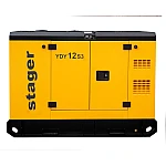 Stager YDY12S3 Generator insonorizat 12kVA, 16A, 1500rpm, trifazat, diesel