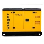 Stager YDY12S3 Generator insonorizat 12kVA, 16A, 1500rpm, trifazat, diesel