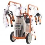 Aparat de muls RURIS Fagaras Lact 802, 220 V, 550 W, capacitate pompa vacuum 200 l/min, bidon inox 40 litri