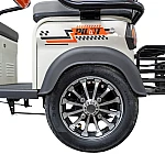 Triciclu Electric RURIS Pilot 3070N – Motor Electric 2900W, Baterie Plumb-Acid 72V 32Ah, Autonomie 60 km, Viteza 25 km/h, Capacitate 225 kg, alb, omologat pentru drum public