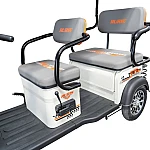 Triciclu Electric RURIS Pilot 3070N – Motor Electric 2900W, Baterie Plumb-Acid 72V 32Ah, Autonomie 60 km, Viteza 25 km/h, Capacitate 225 kg, alb, omologat pentru drum public