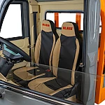 Triciclu electric pick-up RURIS Pilot 5000G, putere maxima 4900 W, autonomie pana la 130 km, cu volan, viteza maxima de 25 km/h, conform reglementarilor UE, fara permis, gri