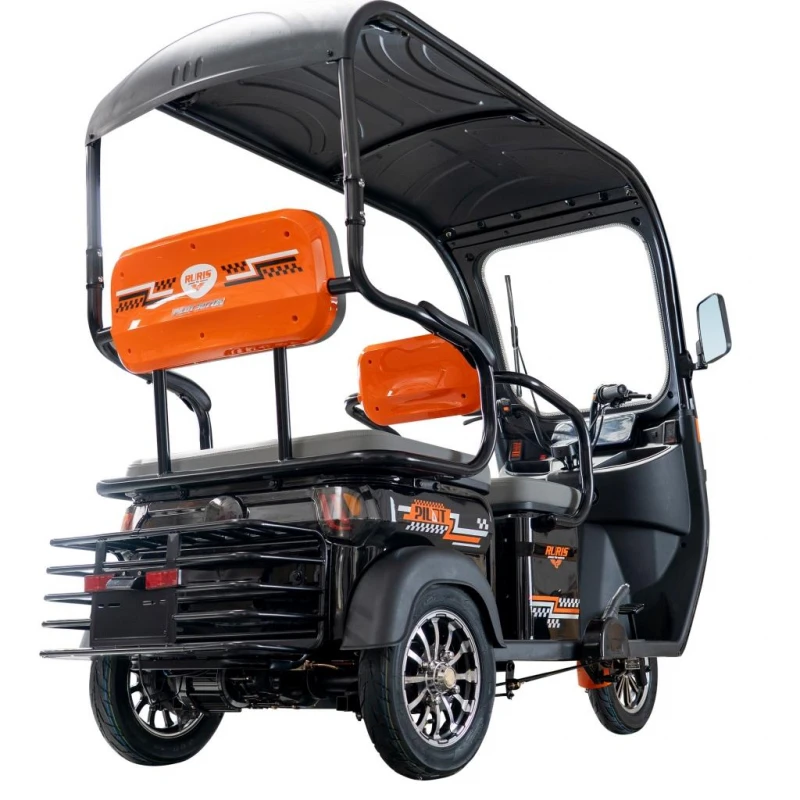 Triciclu Electric RURIS Pilot 3070N – Motor Electric 2900W, Baterie Plumb-Acid 72V 32Ah, Autonomie 60 km, Viteza 25 km/h, Capacitate 225 kg, negru