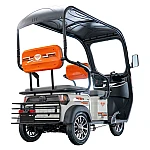 Triciclu Electric RURIS Pilot 3070N – Motor Electric 2900W, Baterie Plumb-Acid 72V 32Ah, Autonomie 60 km, Viteza 25 km/h, Capacitate 225 kg, alb, omologat pentru drum public