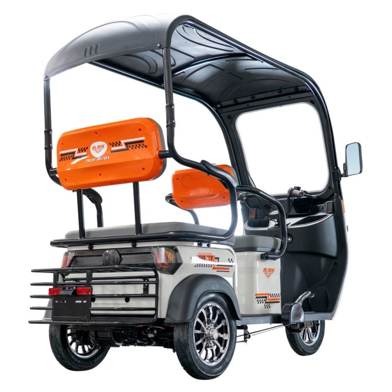 Triciclu Electric RURIS Pilot 3070N – Motor Electric 2900W, Baterie Plumb-Acid 72V 32Ah, Autonomie 60 km, Viteza 25 km/h, Capacitate 225 kg, alb, omologat pentru drum public