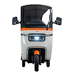 Triciclu Electric RURIS Pilot 3070N – Motor Electric 2900W, Baterie Plumb-Acid 72V 32Ah, Autonomie 60 km, Viteza 25 km/h, Capacitate 225 kg, alb, omologat pentru drum public
