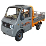 Camioneta electrica RURIS Pilot 5000G – motor 4900W, autonomie pana la 130 km, sarcina 898 kg, 2 locuri, fara permis auto, omologat pentru drum public, gri