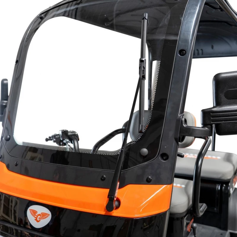 Triciclu Electric RURIS Pilot 3070N – Motor Electric 2900W, Baterie Plumb-Acid 72V 32Ah, Autonomie 60 km, Viteza 25 km/h, Capacitate 225 kg, negru