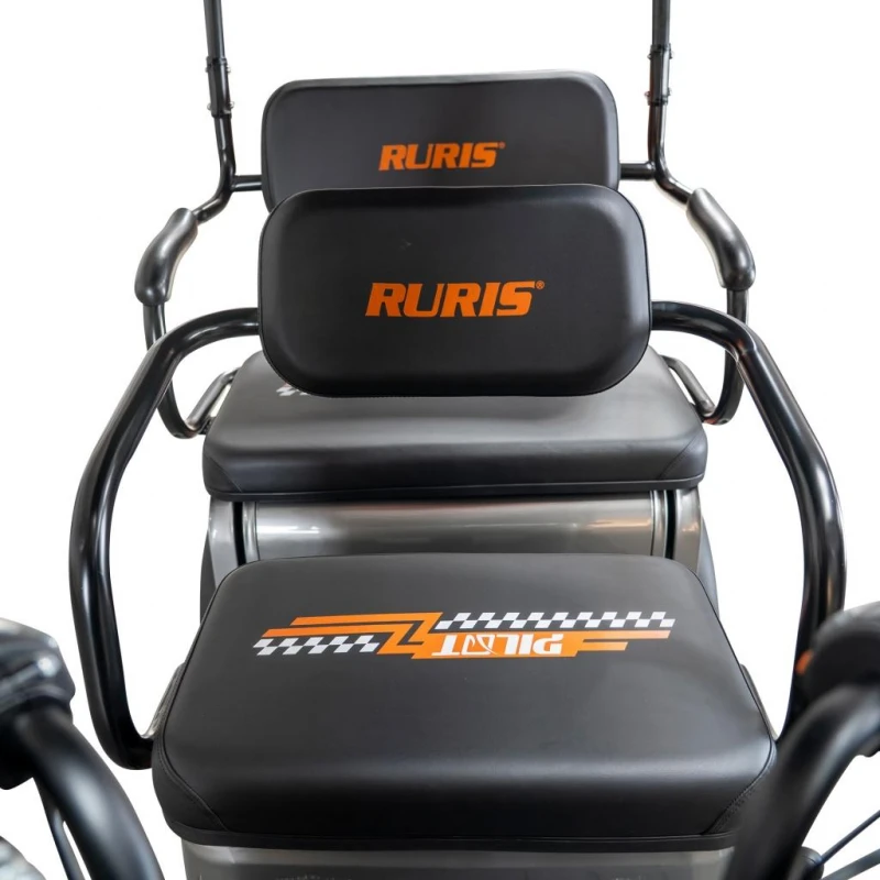 Triciclu Electric RURIS Pilot 3070N – Motor Electric 2900W, Baterie Plumb-Acid 72V 32Ah, Autonomie 60 km, Viteza 25 km/h, Capacitate 225 kg, gri
