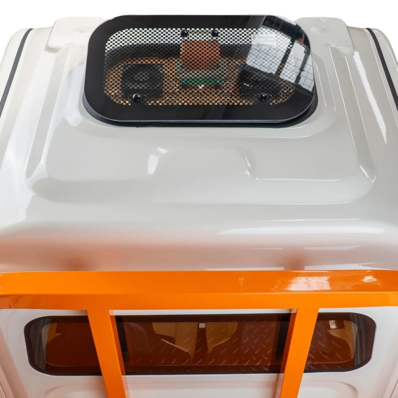 Camioneta electrica RURIS Pilot 5000A – motor 4900W, autonomie pana la 130 km, sarcina 898 kg, 2 locuri, fara permis auto, omologat pentru drum public, alb