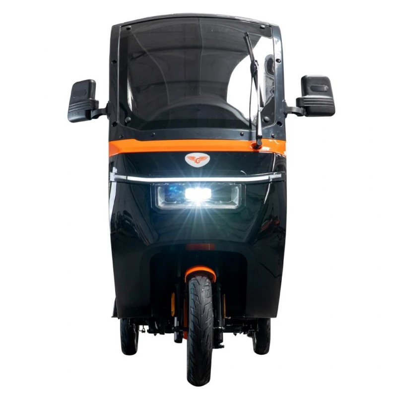 Triciclu Electric RURIS Pilot 3070N – Motor Electric 2900W, Baterie Plumb-Acid 72V 32Ah, Autonomie 60 km, Viteza 25 km/h, Capacitate 225 kg, negru