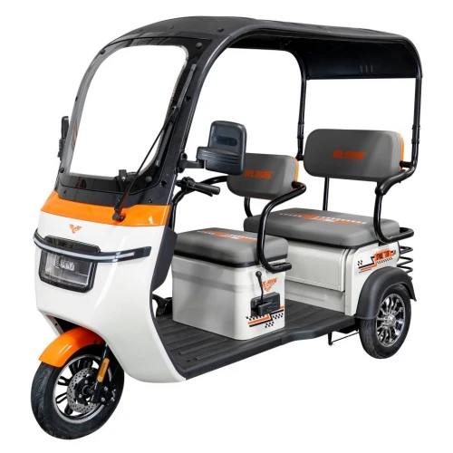 Triciclu Electric RURIS Pilot 3070N – Motor Electric 2900W, Baterie Plumb-Acid 72V 32Ah, Autonomie 60 km, Viteza 25 km/h, Capacitate 225 kg, alb, omologat pentru drum public