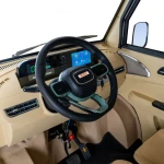 Camioneta electrica RURIS Pilot 5000A – motor 4900W, autonomie pana la 130 km, sarcina 898 kg, 2 locuri, fara permis auto, omologat pentru drum public, alb