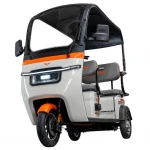 Triciclu Electric RURIS Pilot 3070N – Motor Electric 2900W, Baterie Plumb-Acid 72V 32Ah, Autonomie 60 km, Viteza 25 km/h, Capacitate 225 kg, alb, omologat pentru drum public